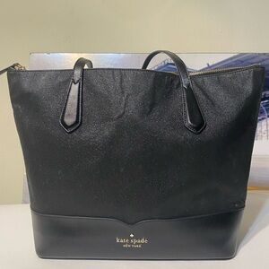 Kate Spade Glitter Black Tote Bag